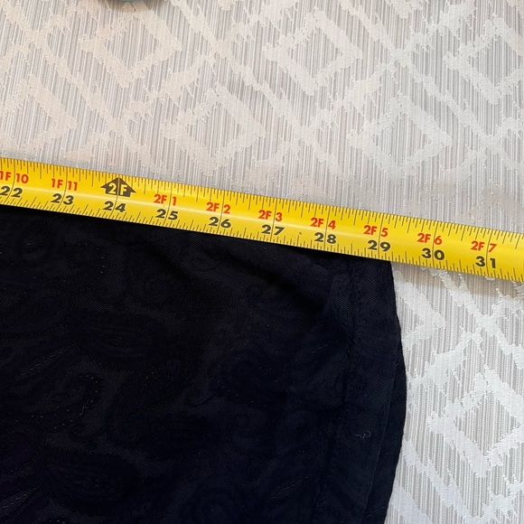 CP Shades Sausalito Women Rayon Paisley Print Pants Black Size Medium - Picture 8 of 8